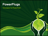 PowerPoint Template - Environmental conservation green friendly backgrounds to use in any occasion