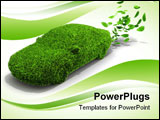PowerPoint Template - An alternative power concept for green emissions