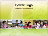 PowerPoint Template - View of a Classroom
