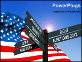 PowerPoint Template - election 2012 choice conceptual post