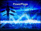 PowerPoint Template - energy and power illustration with abstract background