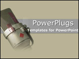 PowerPoint Template - Close up of microphone on gray and olive