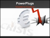 PowerPoint Template - economic crisis 3d render illustration