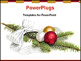 PowerPoint Template - image of a Christmas gift