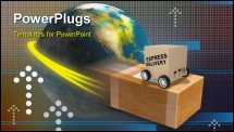 PowerPoint Template - Express delivery