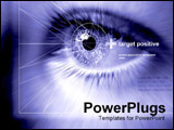 PowerPoint Template - scan of an eye