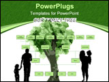 PowerPoint Template - blank family tree