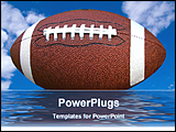 PowerPoint Template - a big rugby ball