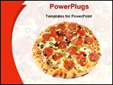 PowerPoint Template - image of pizza