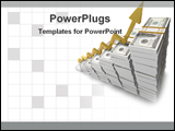 PowerPoint Template - financial growth with currency
