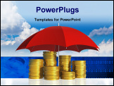 PowerPoint Template - Financial stability, business success and insurance concept