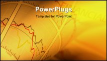 PowerPoint Template - Financial Chart as Background