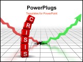 PowerPoint Template - crisis (from cubes buzzword 3D hires series)