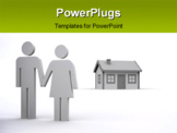 PowerPoint Template - Buying the first house together and starting from scratch.