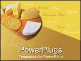 PowerPoint Template - Cheese platter with text