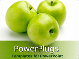 PowerPoint Template - Delicious green Granny Smiths
