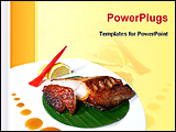 PowerPoint Template - Japanese food dish