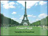PowerPoint Template - Eiffel tower the wonder of France