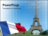 PowerPoint Template - the eiffel tower in paris
