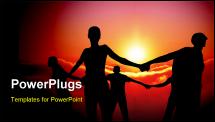 PowerPoint Template - Friends together