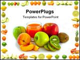 PowerPoint Template - fruit border with room for your text and images