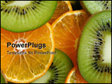 PowerPoint Template - orange and kiwi slices