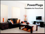 PowerPoint Template - furniture in drawing room