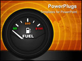 PowerPoint Template - fuel gauge with money amounts
