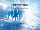 PowerPoint Template - Globe and people