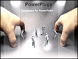 PowerPoint Template - 3d models of a football game