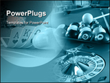 PowerPoint Template - casino and snookers are ready to play