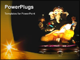 PowerPoint Template - Satue of Hindu Elephant god ganesha