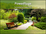 PowerPoint Template - Botanical garden
