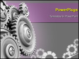 PowerPoint Template - Gear Wheels Background