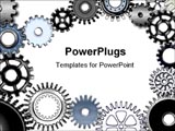 PowerPoint Template - Mechanic gears and wheels