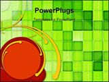 PowerPoint Template - Circle On Squares Green And Red