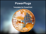 PowerPoint Template - image of a golden globe