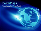 PowerPoint Template - the planet earth the blue planet earth. globe