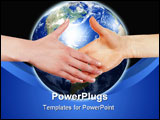PowerPoint Template - image of people shaking thier hands as a sygnof agreement