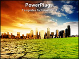 PowerPoint Template - Effect of Global Warming on a city