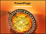 PowerPoint Template - globe image