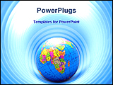 PowerPoint Template - image of a globe