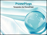 PowerPoint Template - illustrated image of a globe