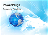 PowerPoint Template - Grid Globe Background