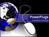 PowerPoint Template - globe and mouse