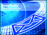 PowerPoint Template - mail communication through internet