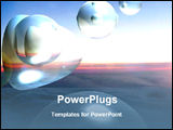 PowerPoint Template - graphical abstract background with bubbles