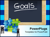 PowerPoint Template - Chalkboard with writing