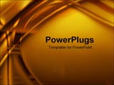 PowerPoint Template - Gold abstract background design