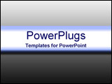 PowerPoint Template - Grey  white and violet gradient